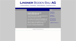 Desktop Screenshot of lindner-boden-bau.ch