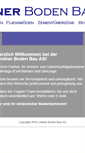 Mobile Screenshot of lindner-boden-bau.ch